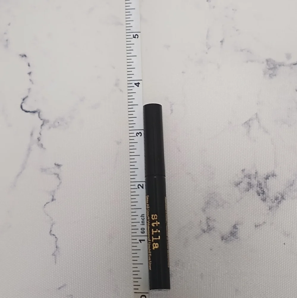 Stila STAY ALL DAY Waterproof Liquid Eye Liner INTENSE BLACK Travel Sz 0.008 OZ